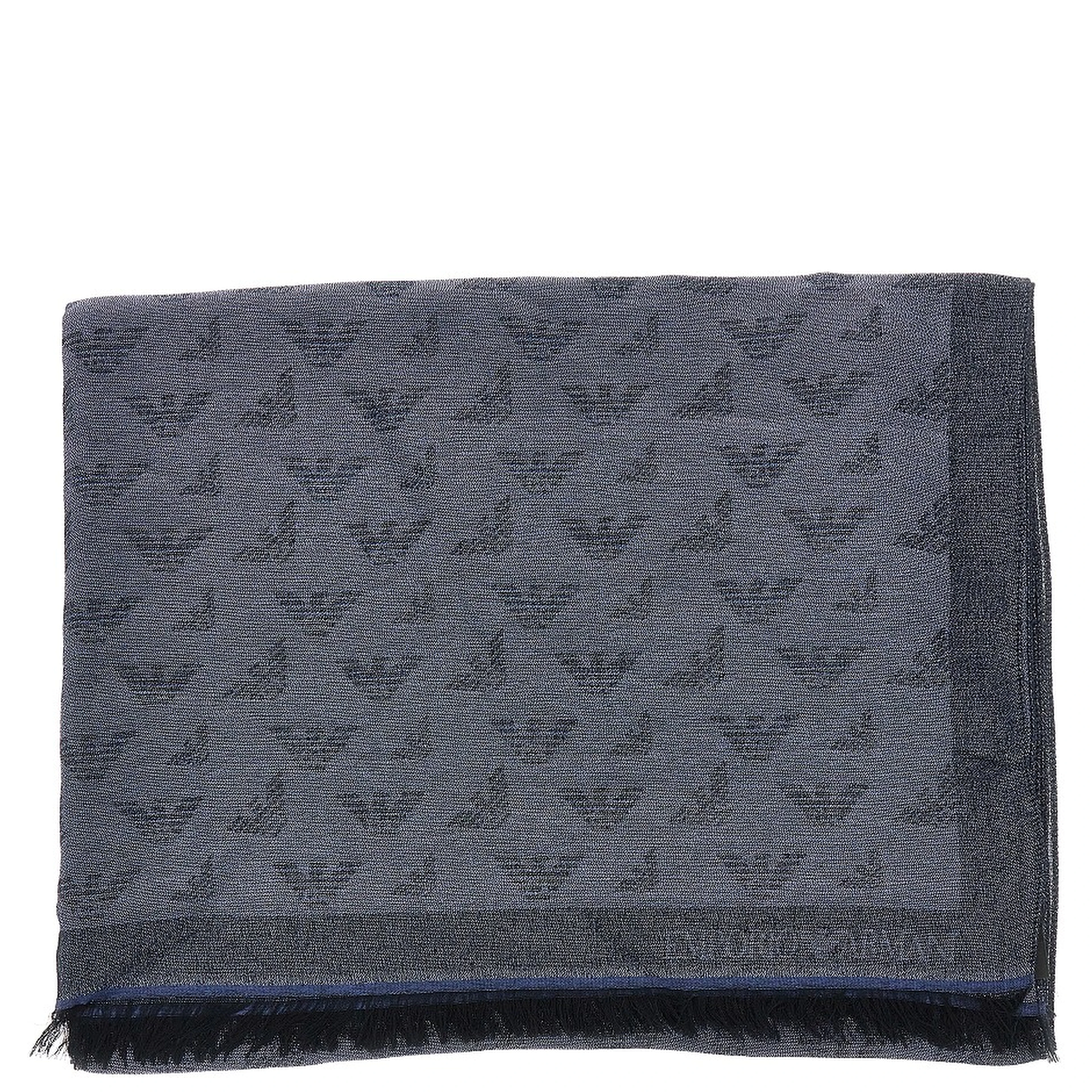 Viscose-blend scarf with Eagle motif