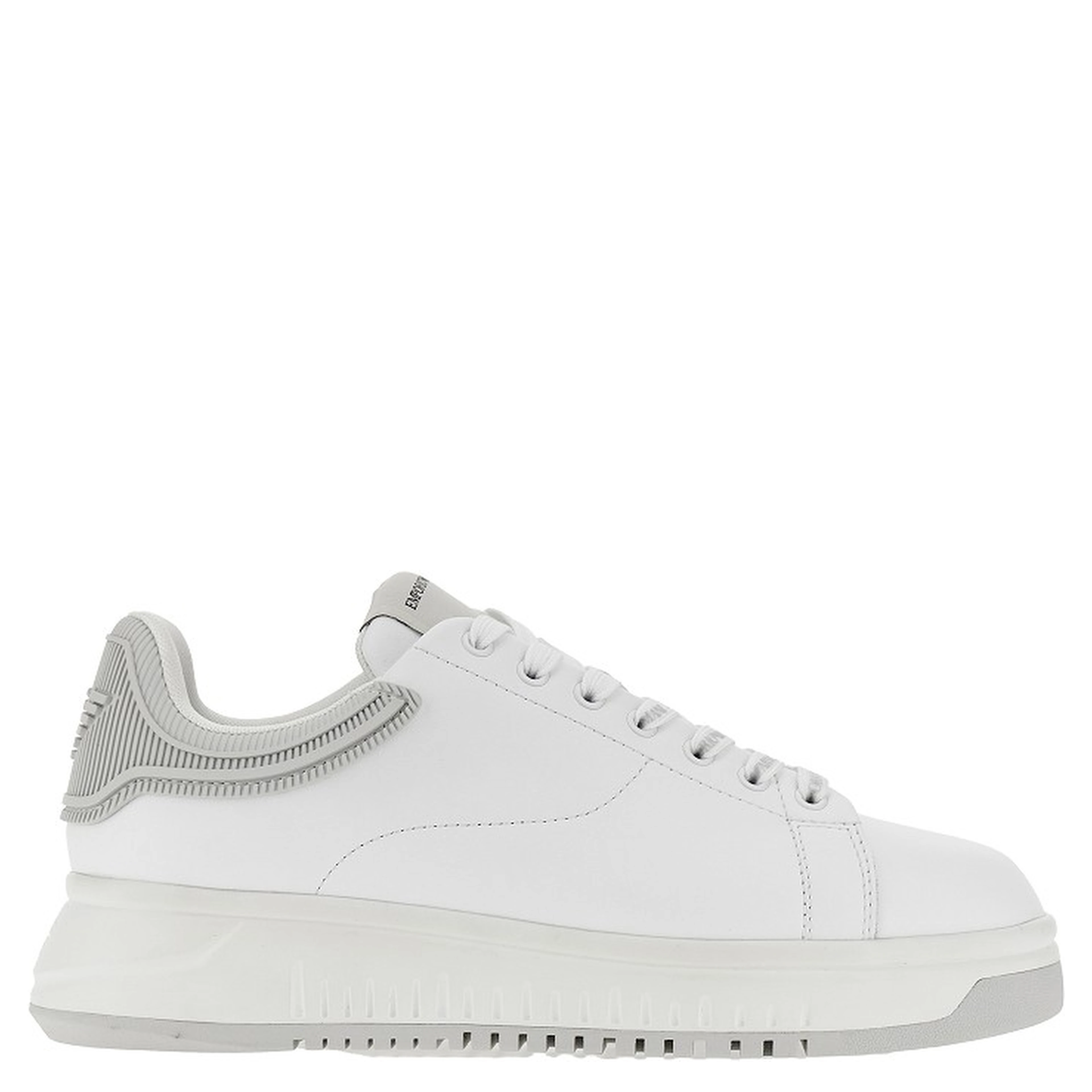Leather sneakers with Eagle logo