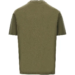 Lyocell-blend jersey T-shirt with embroidery