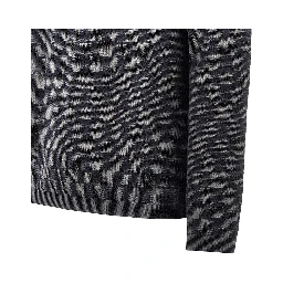 Virgin wool sweater with Check motif