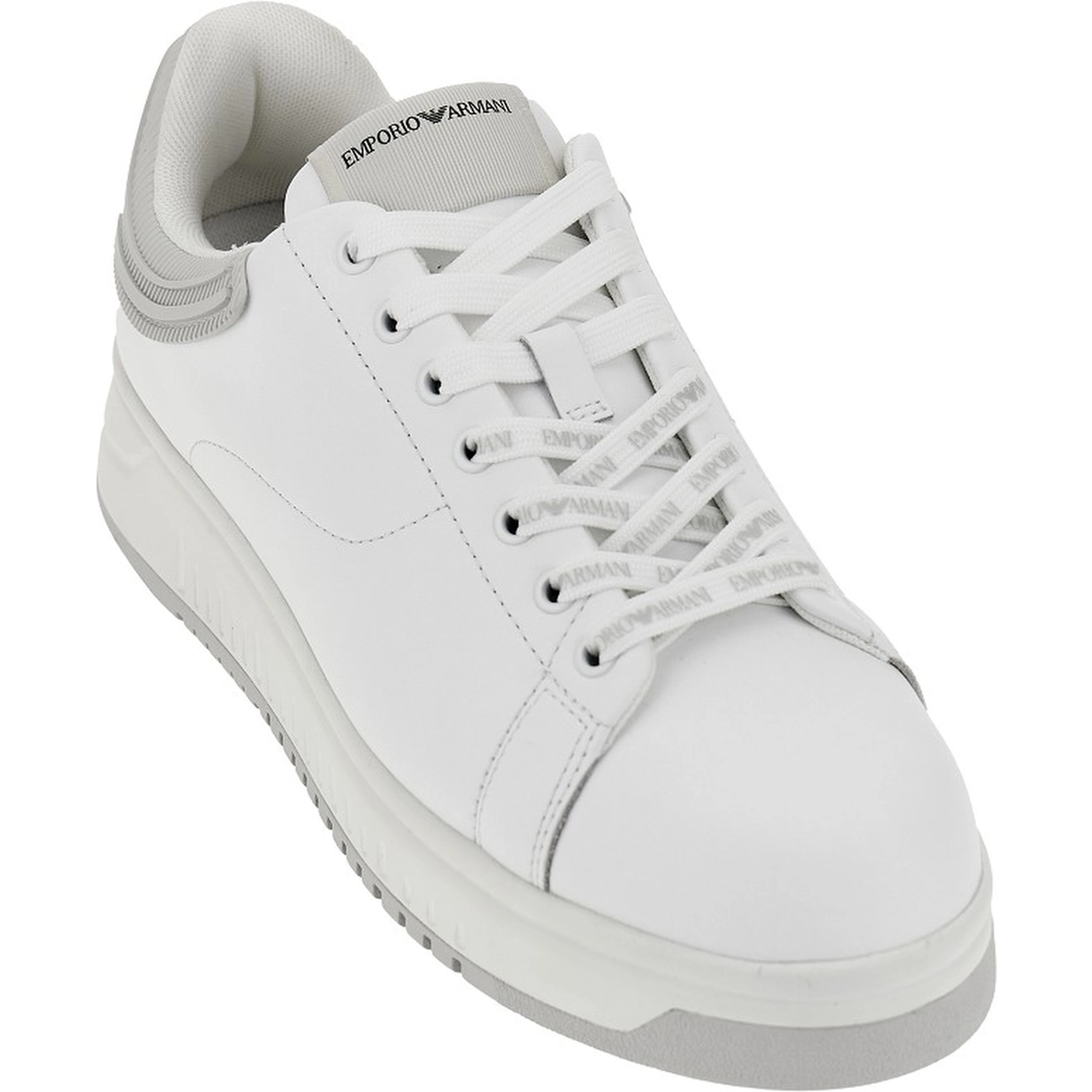 Leather sneakers with Eagle logo
