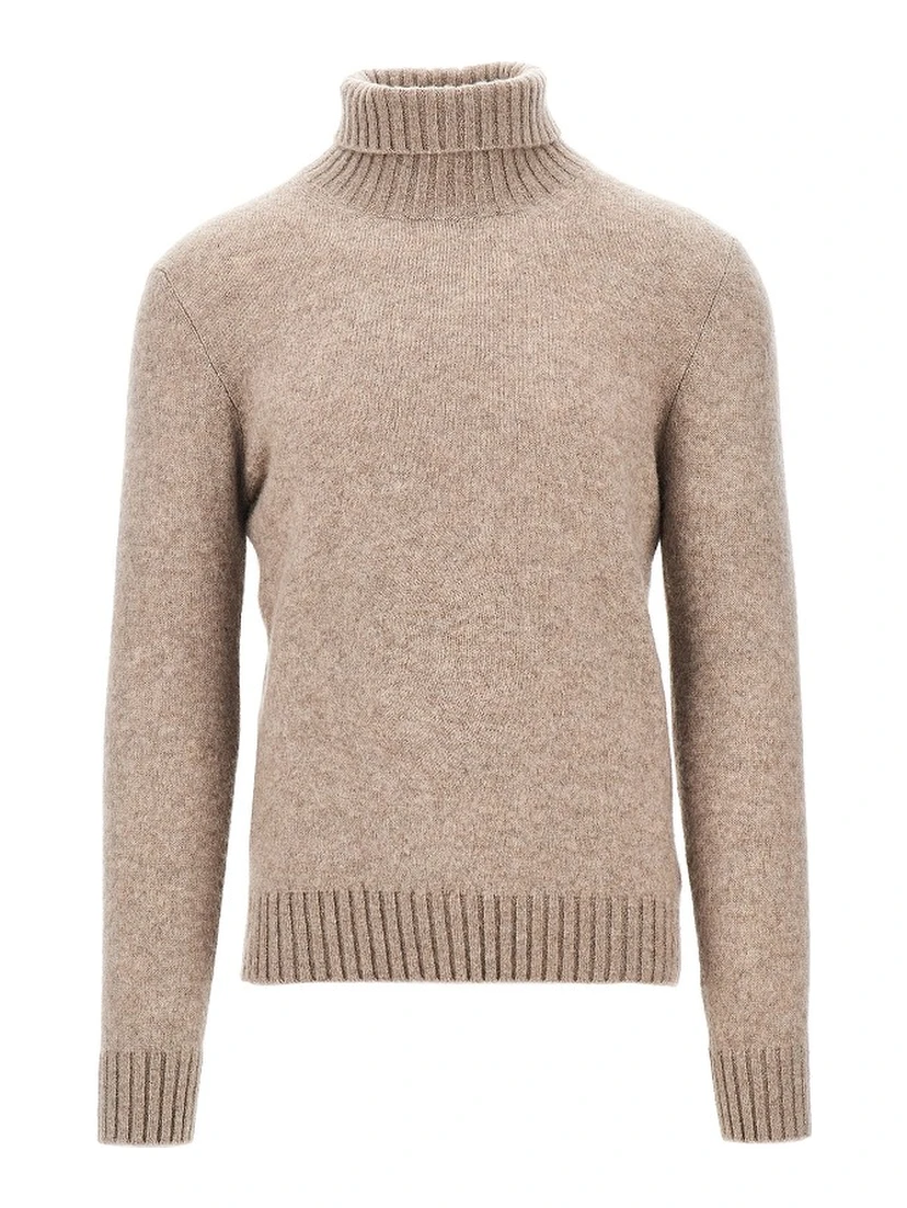 Cashmere-blend turtleneck sweater