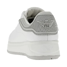 Leather sneakers with Eagle logo