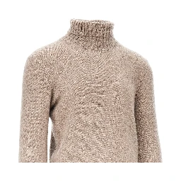 Cashmere-blend turtleneck sweater
