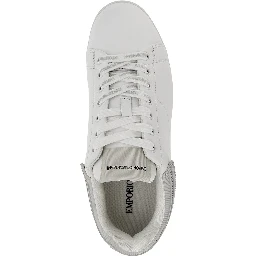 Leather sneakers with Eagle logo