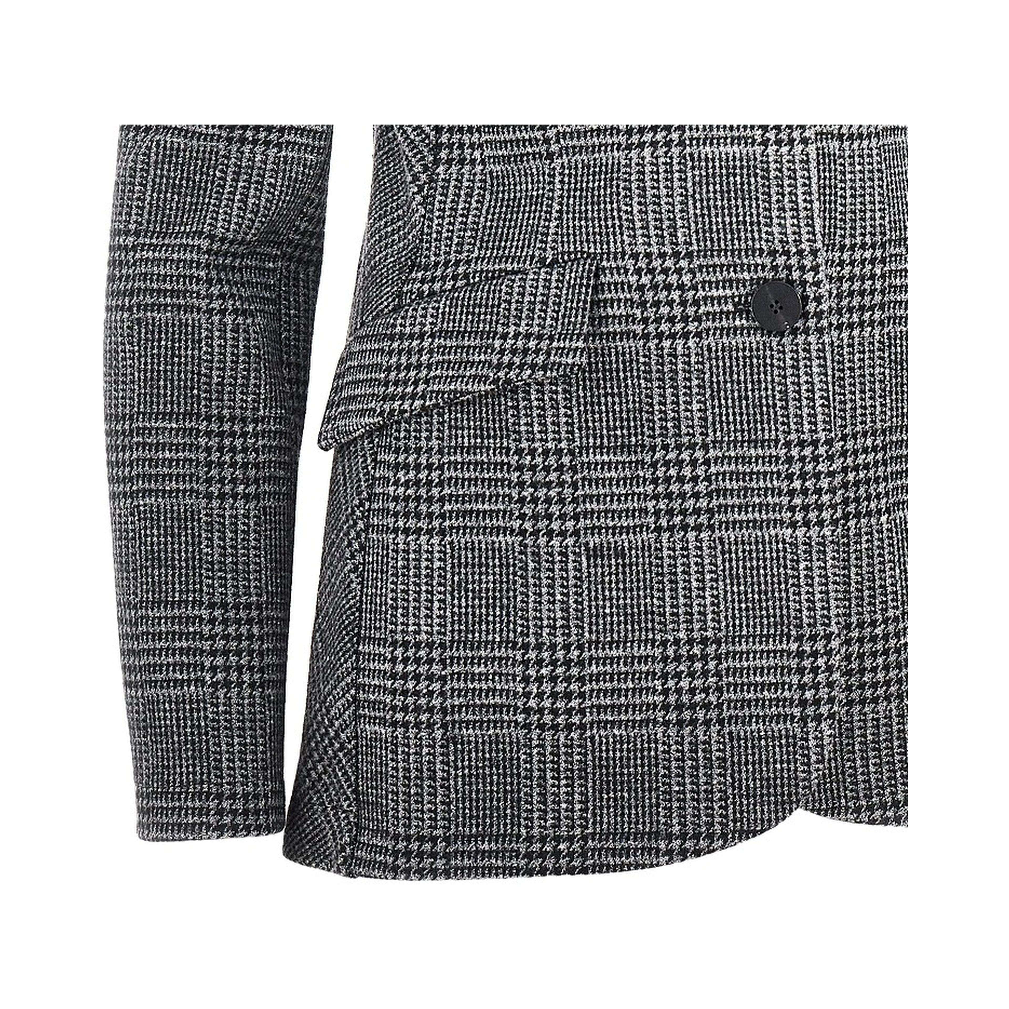 Prince of Wales single-breasted jacket