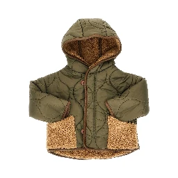 Quilted jacket with Teddy details