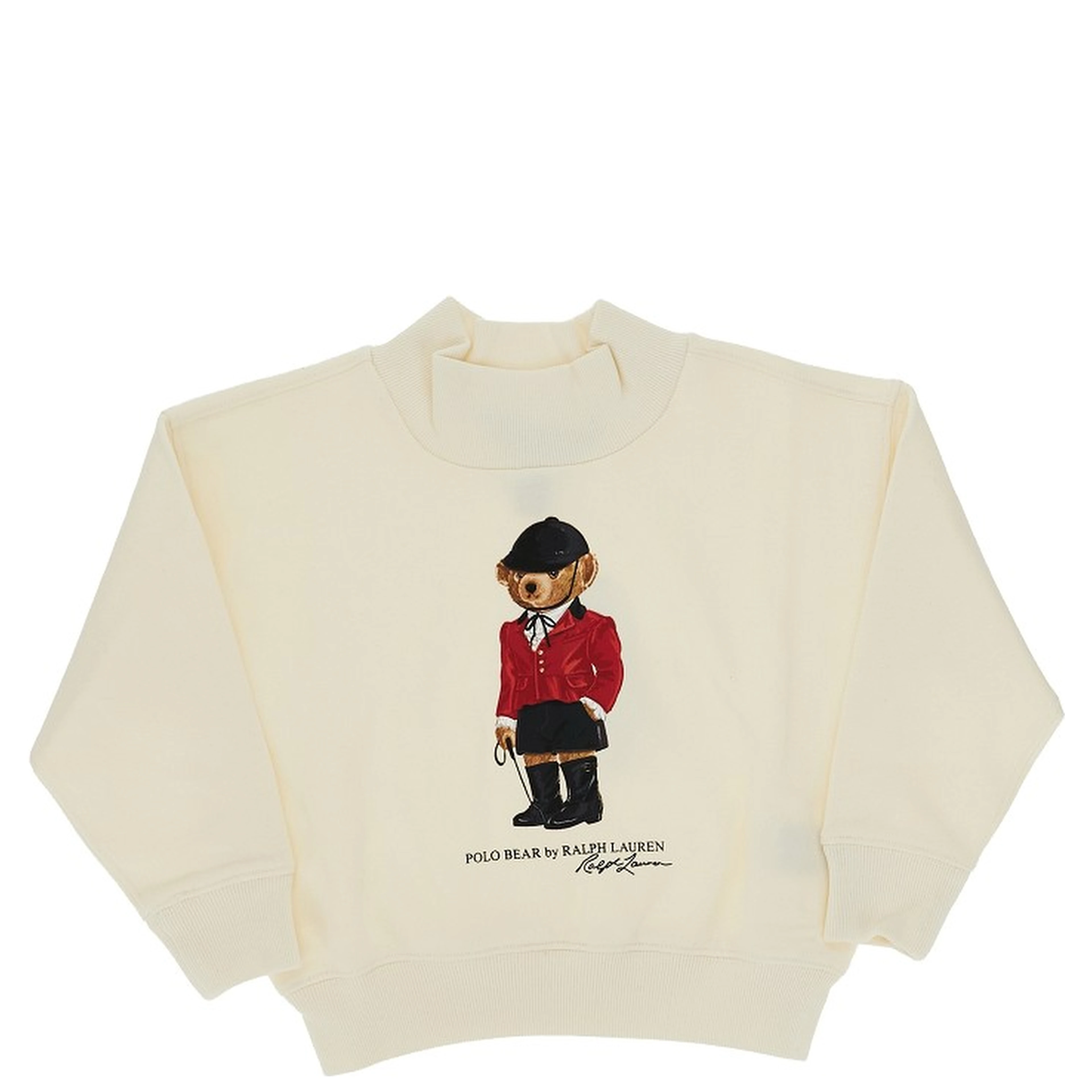 Polo Bear print crewneck sweatshirt