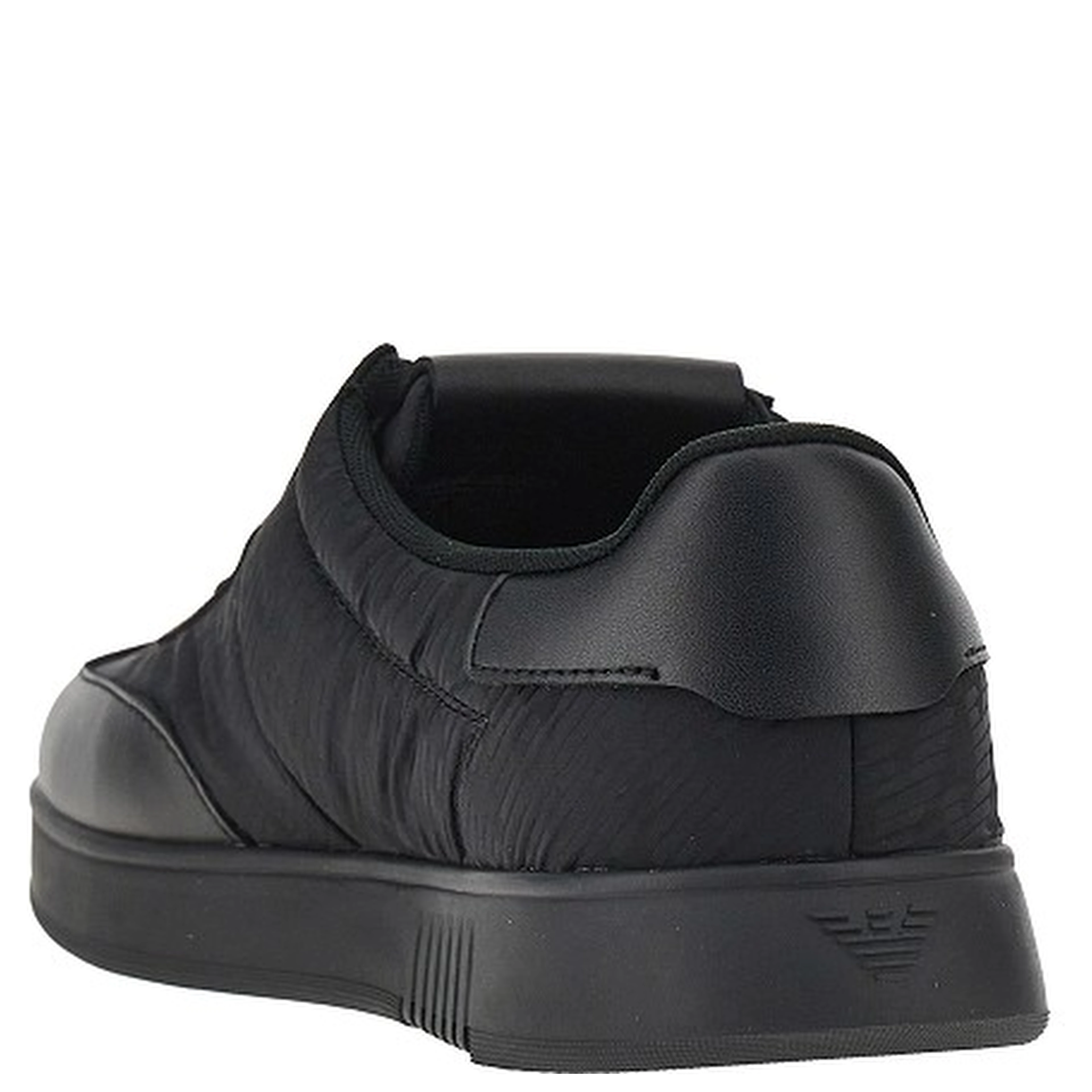 Nylon and leather sneakers with Eagle logo
