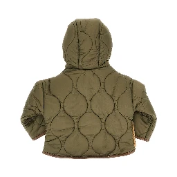 Quilted jacket with Teddy details