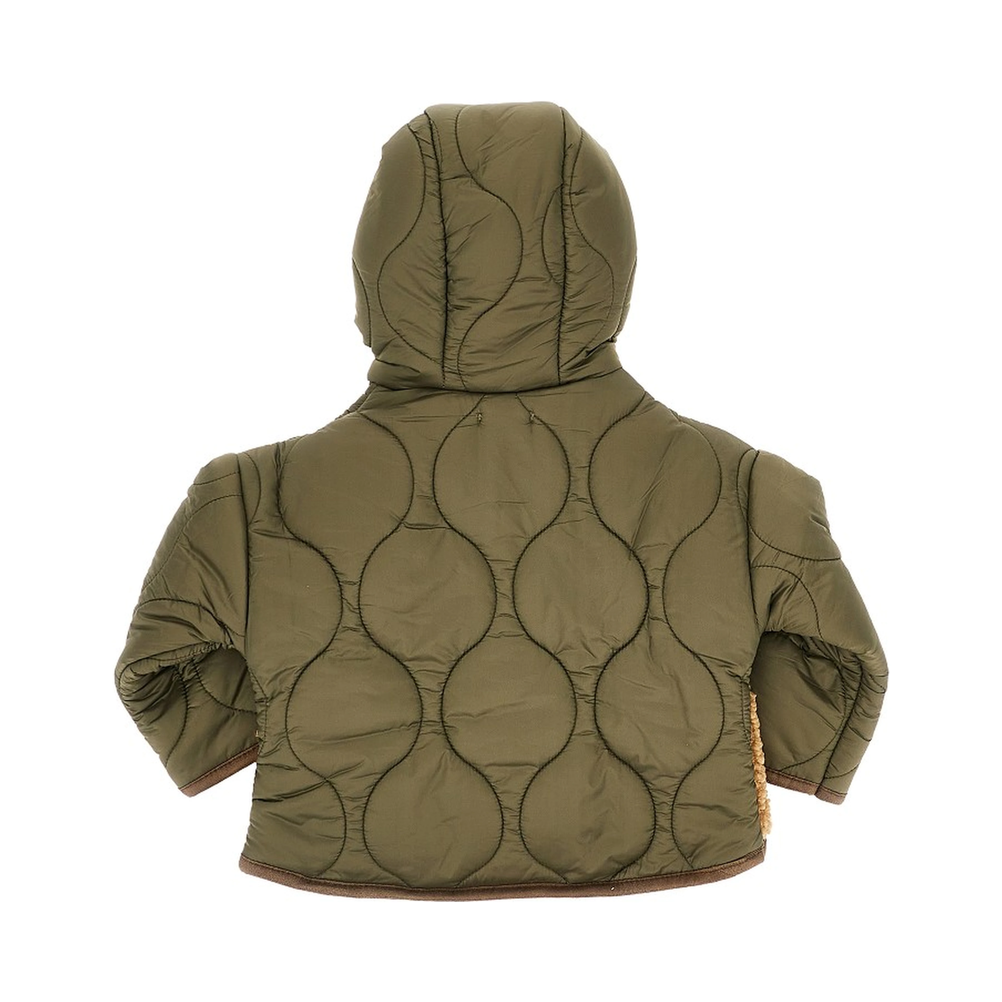 Quilted jacket with Teddy details