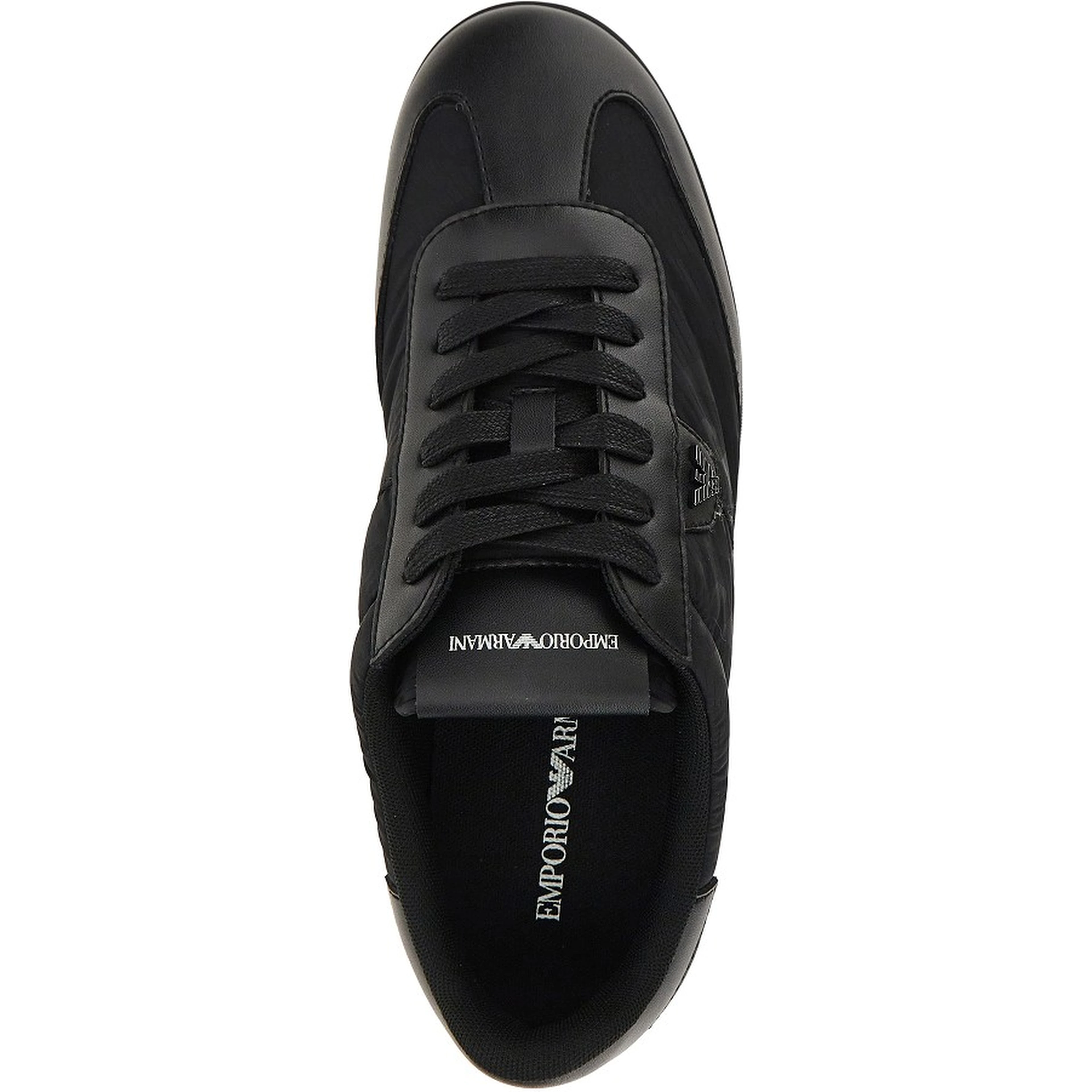 Nylon and leather sneakers with Eagle logo