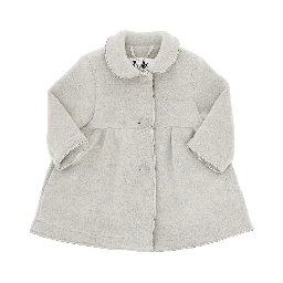 Virgin wool-blend cloth coat