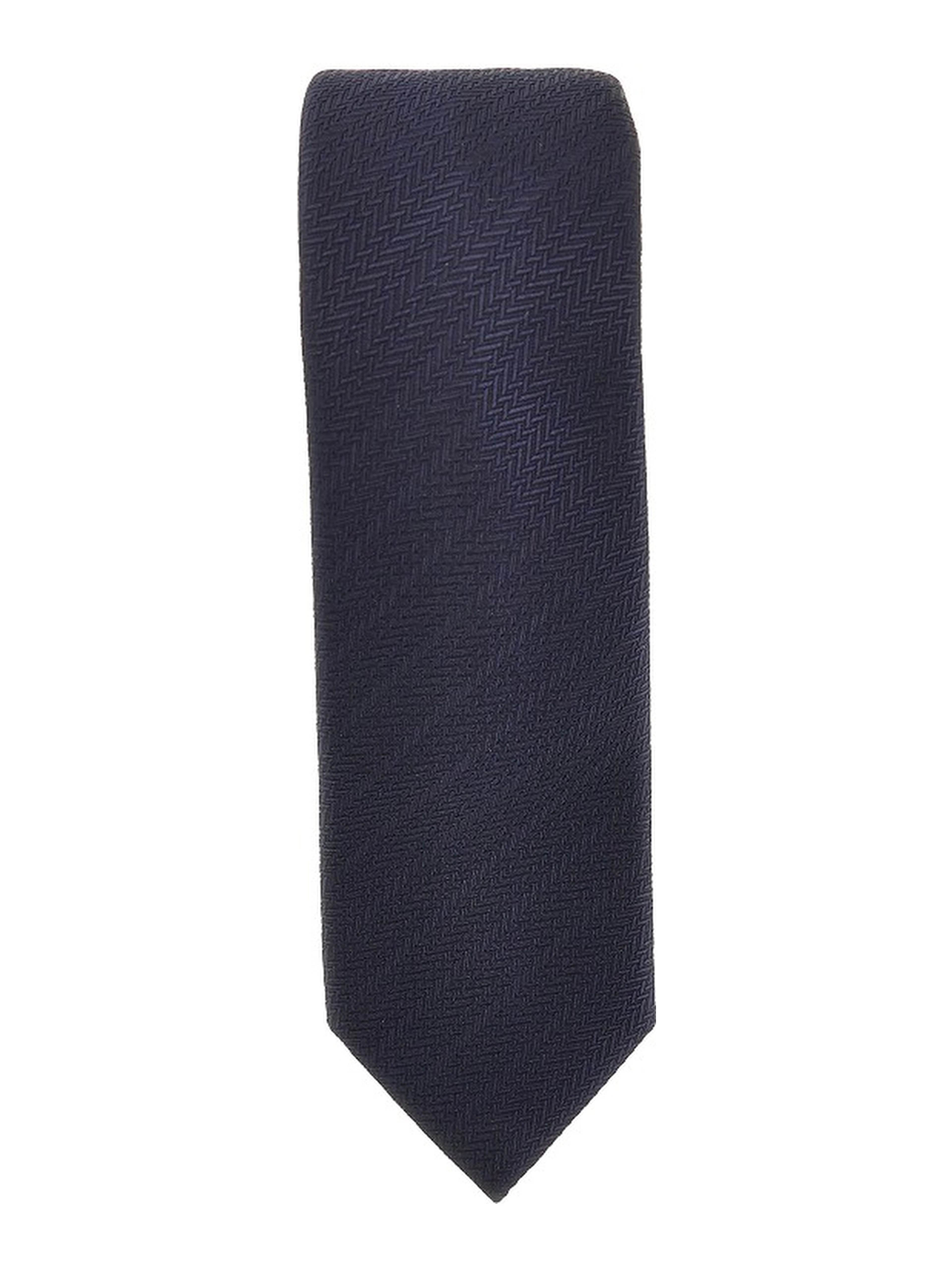 Silk necktie with jacquard motif