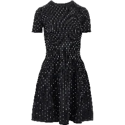 Ottoman knitted mini dress
