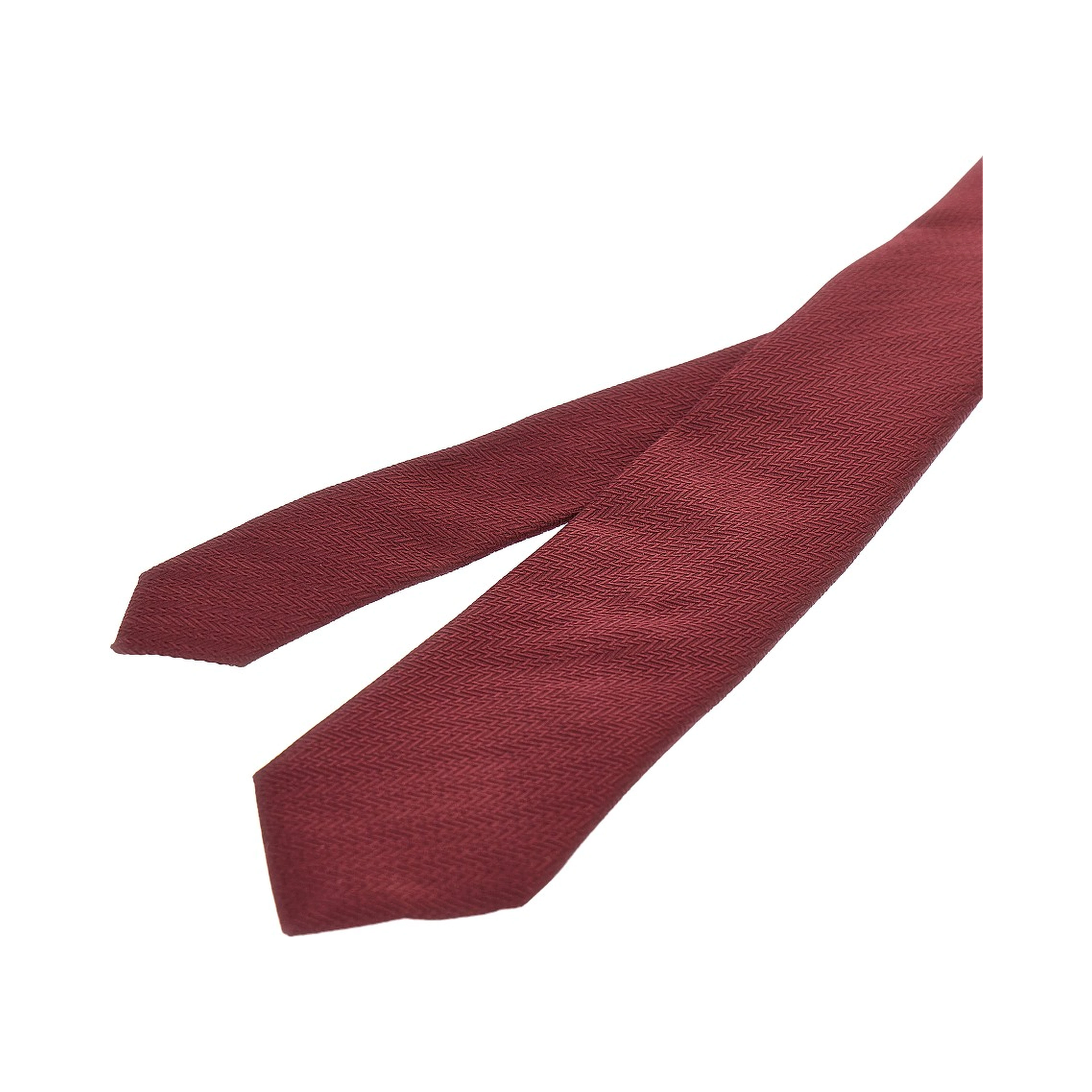 Silk necktie with jacquard motif