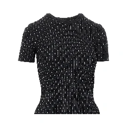 Ottoman knitted mini dress