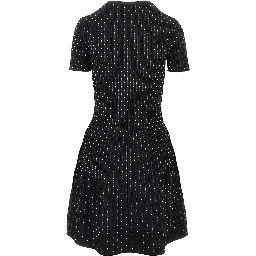 Ottoman knitted mini dress