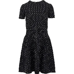 Ottoman knitted mini dress