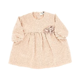 Cotton-blend knitted mini dress