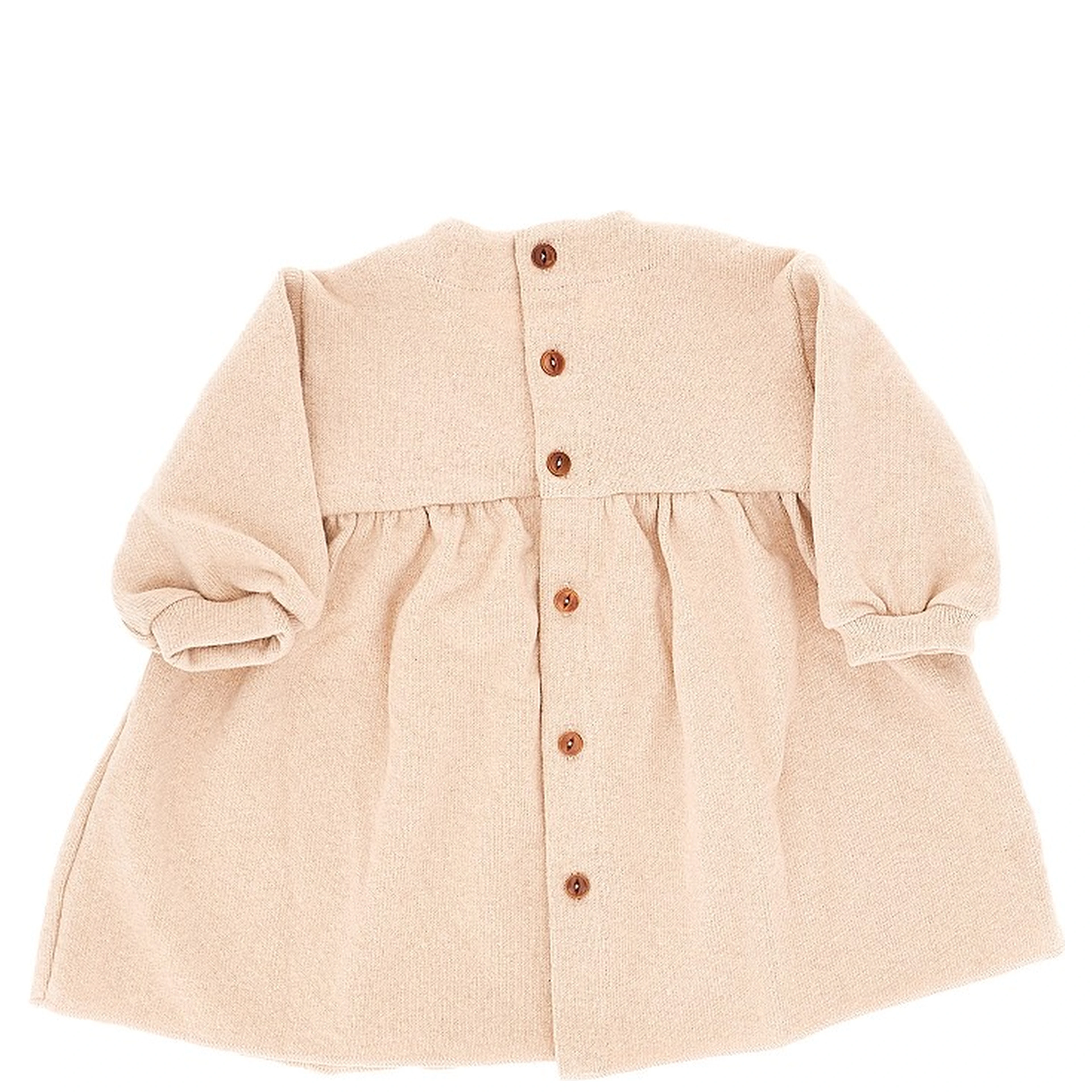 Cotton-blend knitted mini dress