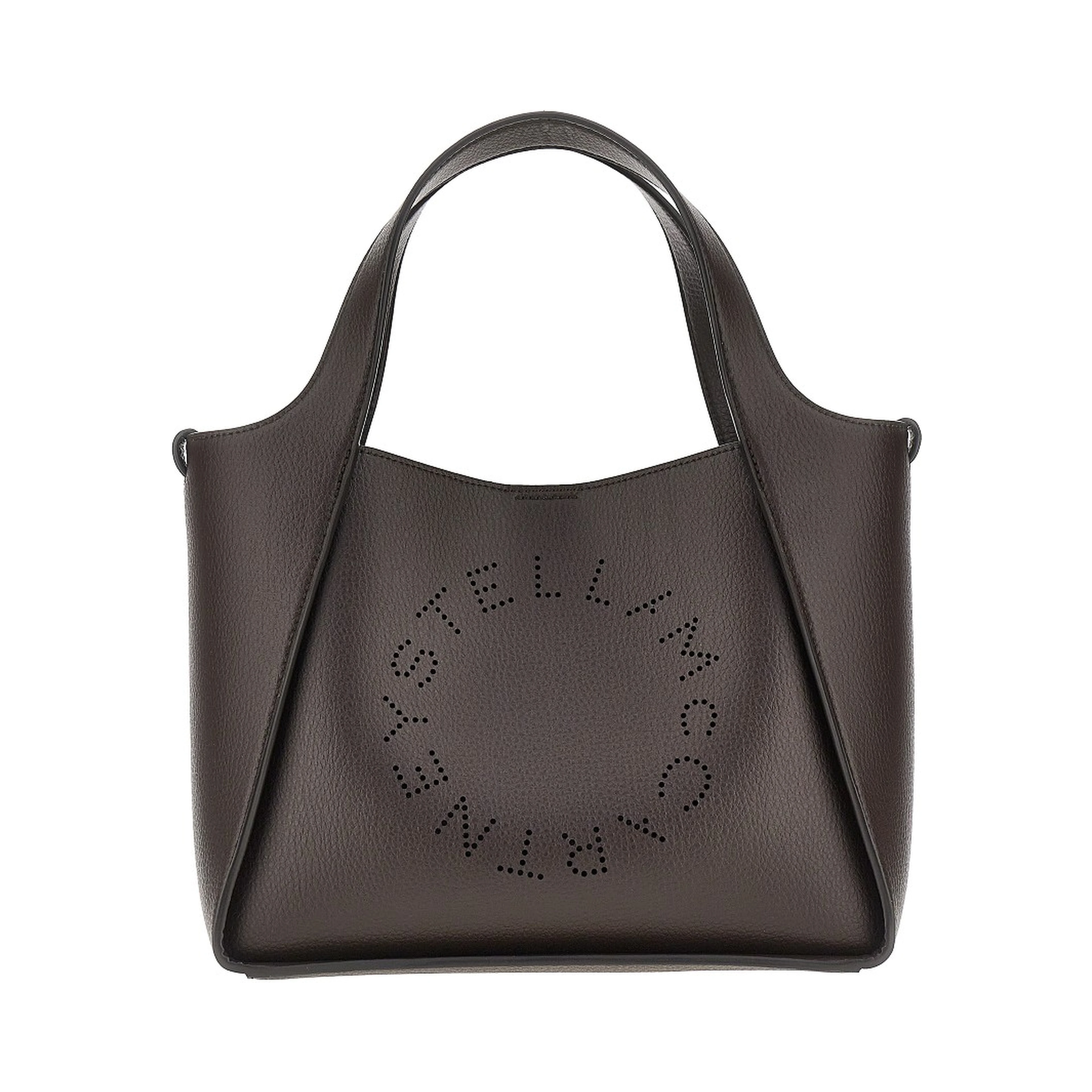Grained vegan leather 'Stella Logo' bag