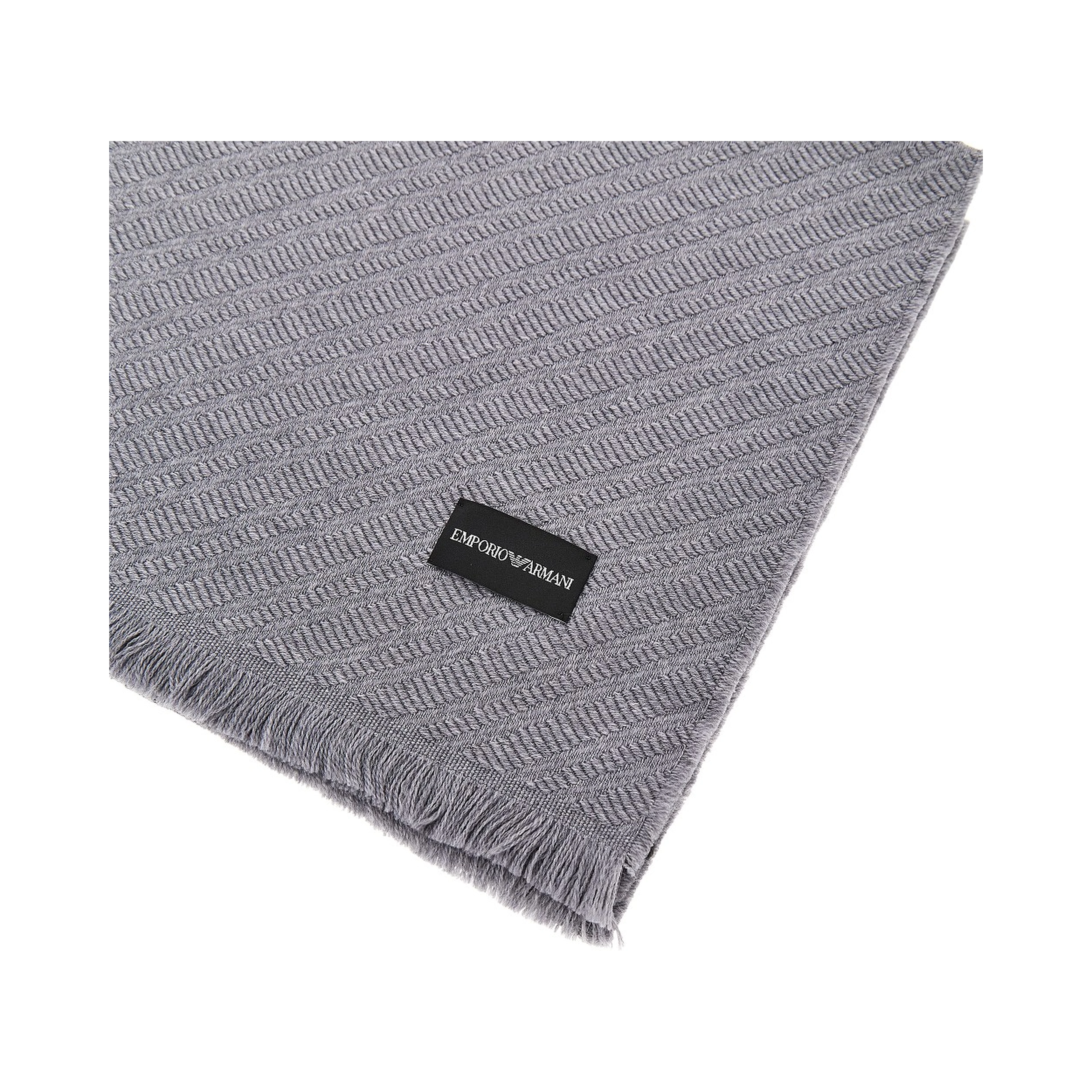 Jacquard wool scarf