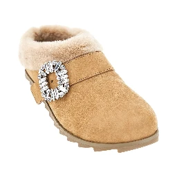 Suede leather Slidy Viv' mules