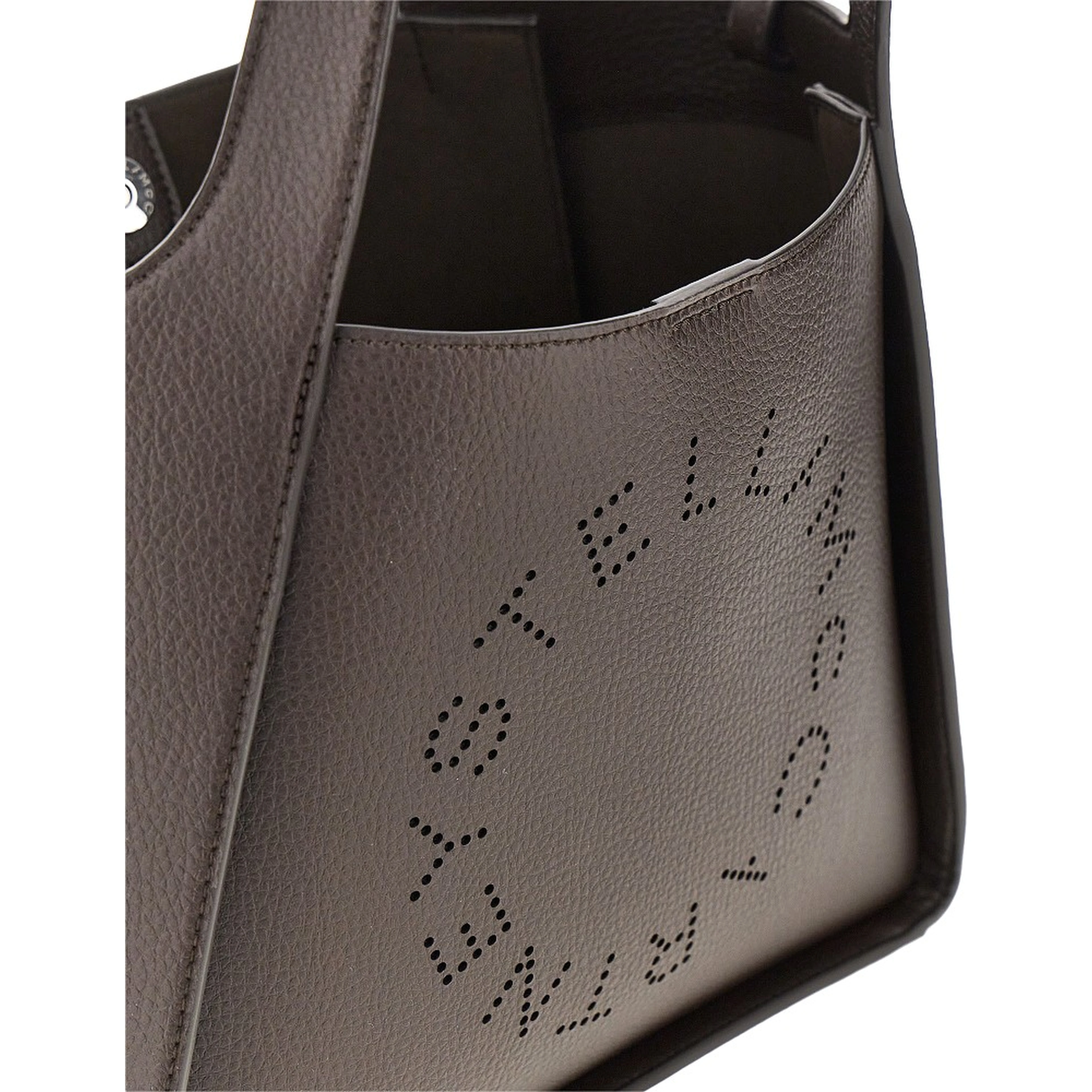 Grained vegan leather 'Stella Logo' bag