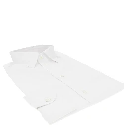 Micro-textured cotton shirt