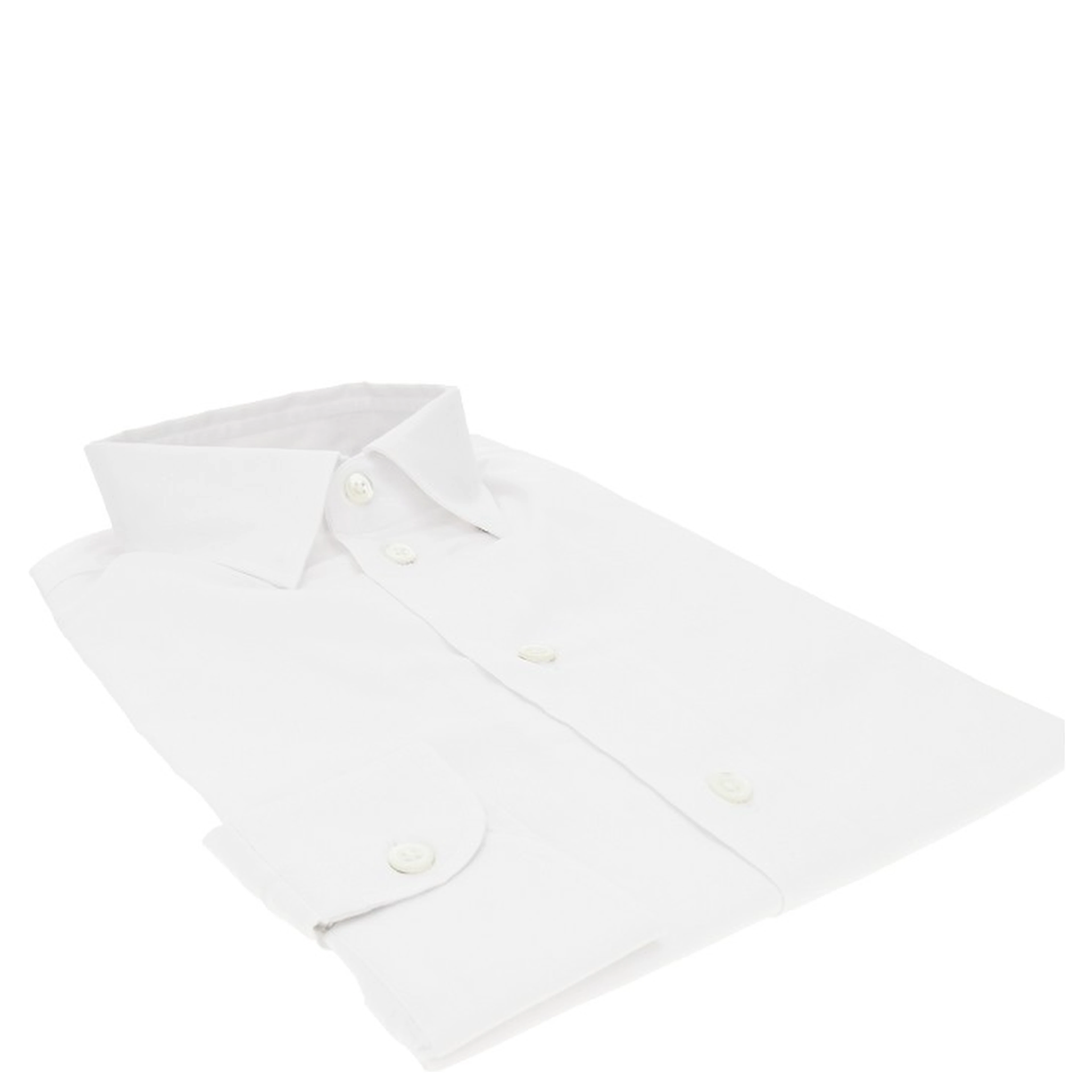Micro-textured cotton shirt