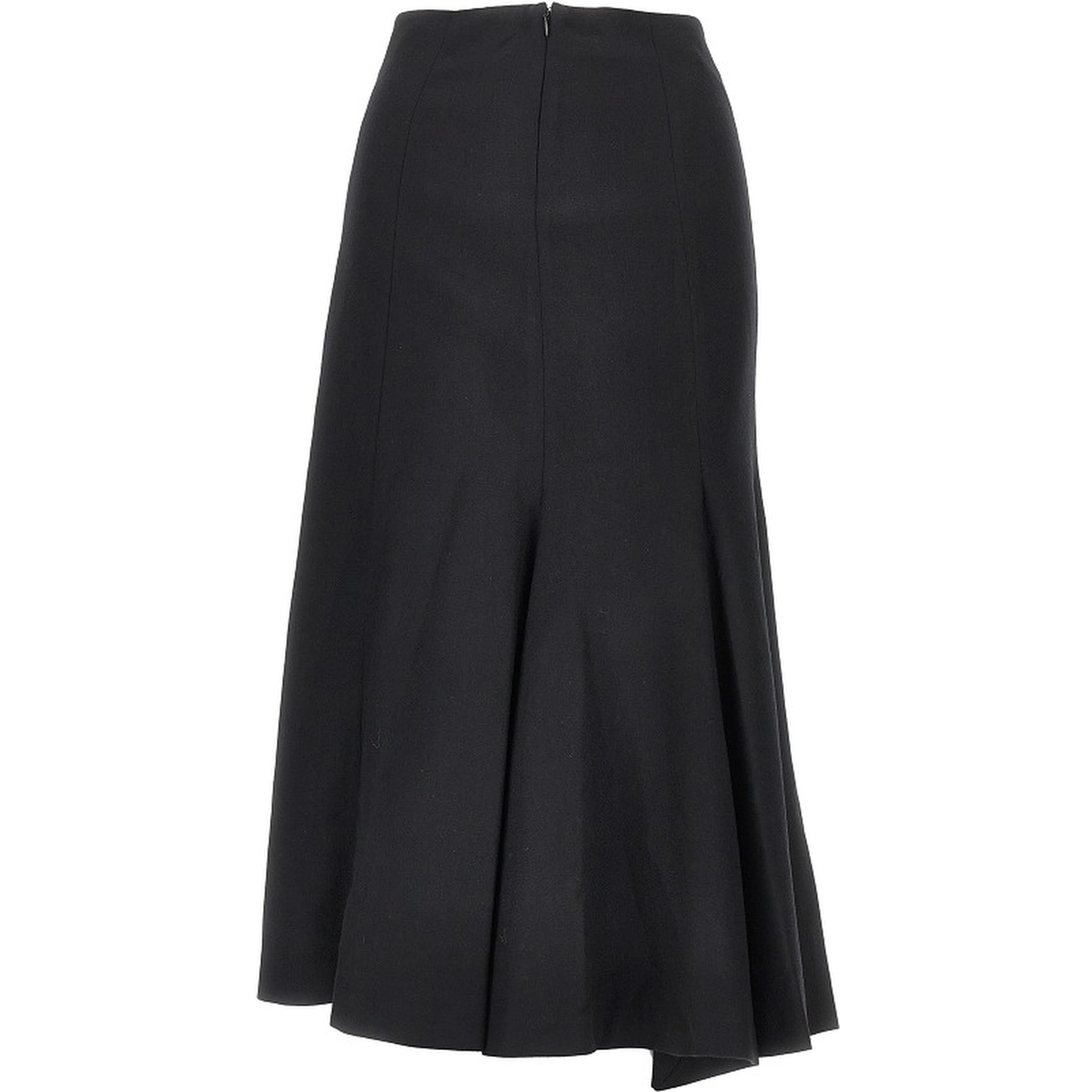 'Erika' flannel midi skirt