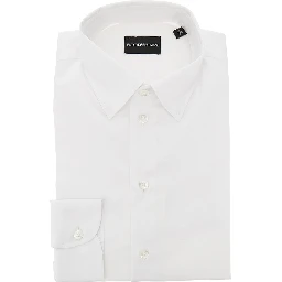 Micro-textured cotton shirt