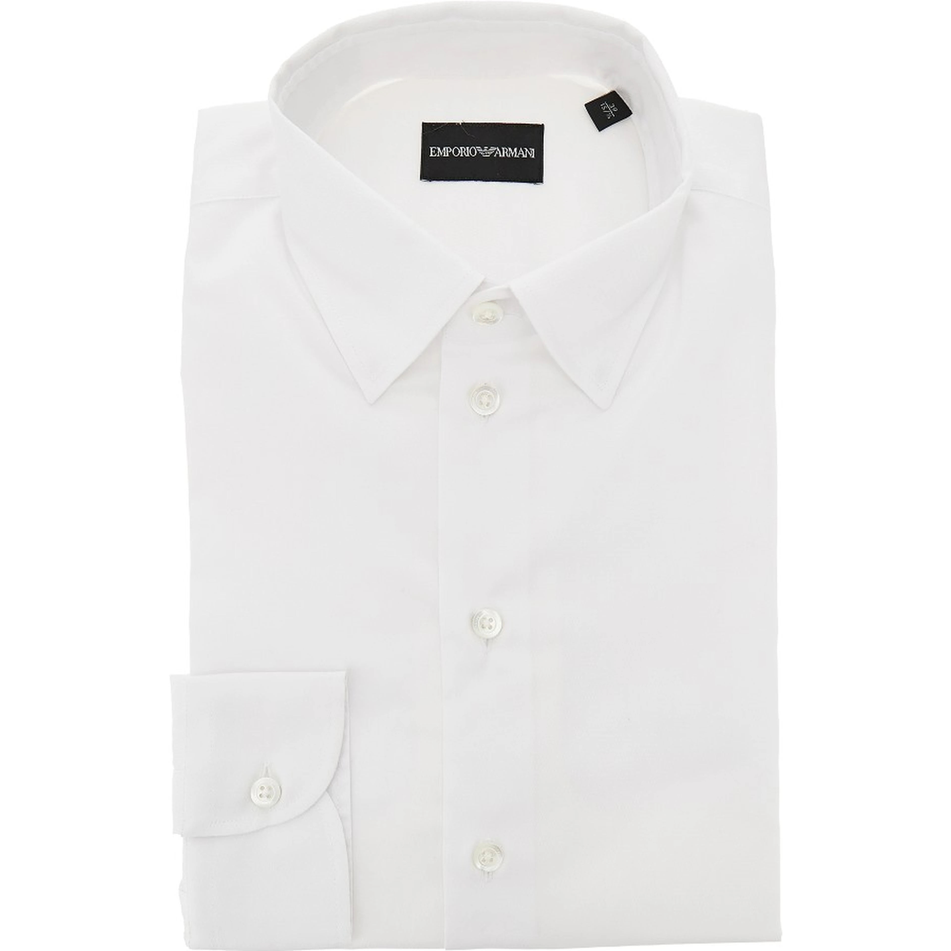 Micro-textured cotton shirt