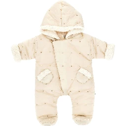 Padded romper suit with Teddy lining