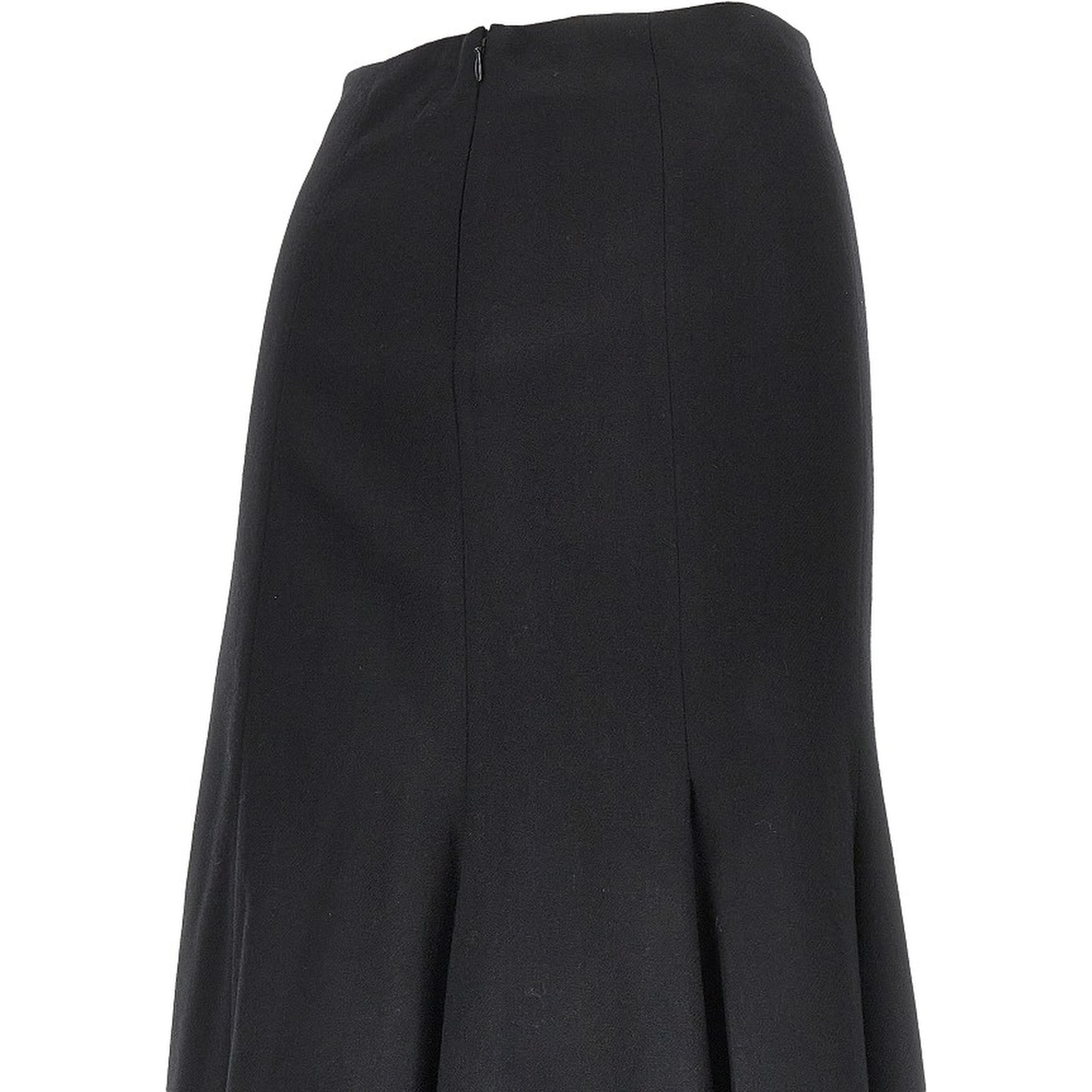 'Erika' flannel midi skirt