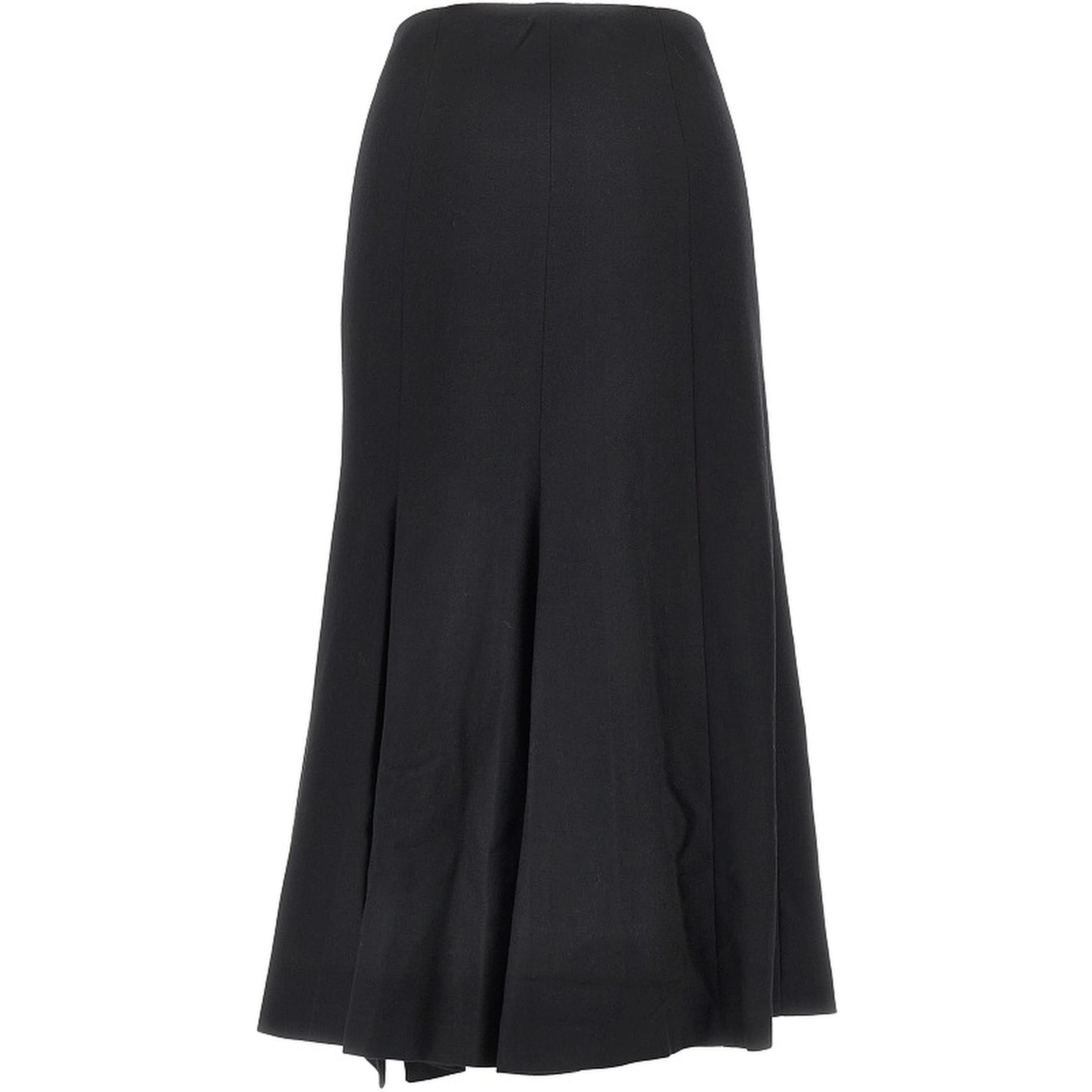 'Erika' flannel midi skirt
