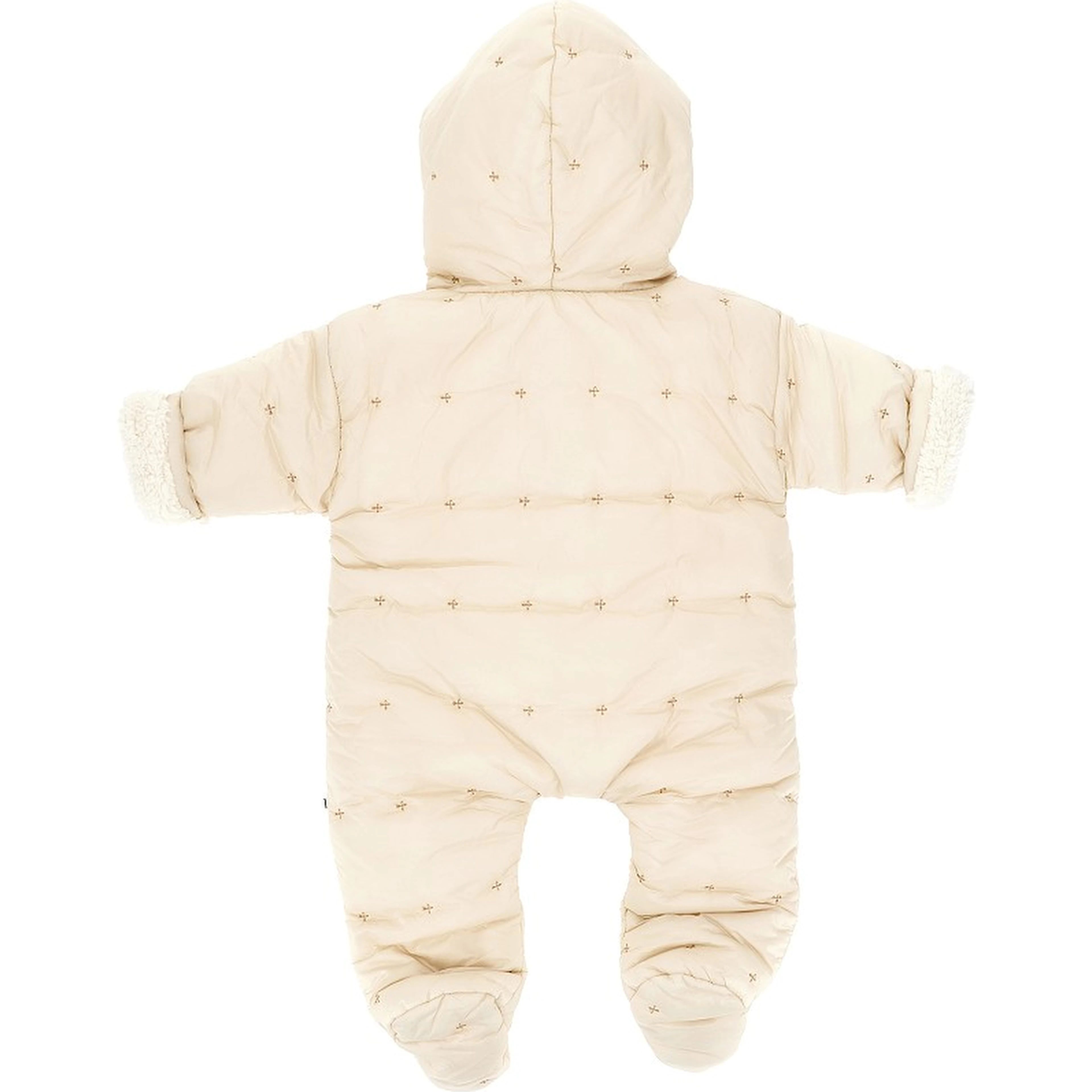 Padded romper suit with Teddy lining
