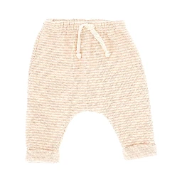 Striped cotton-blend pants