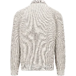 Cashmere knit polo sweater