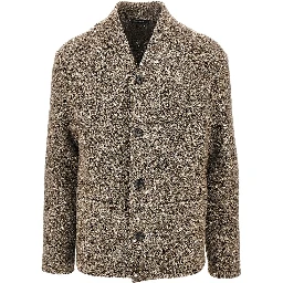 Bouclé wool-blend jacket