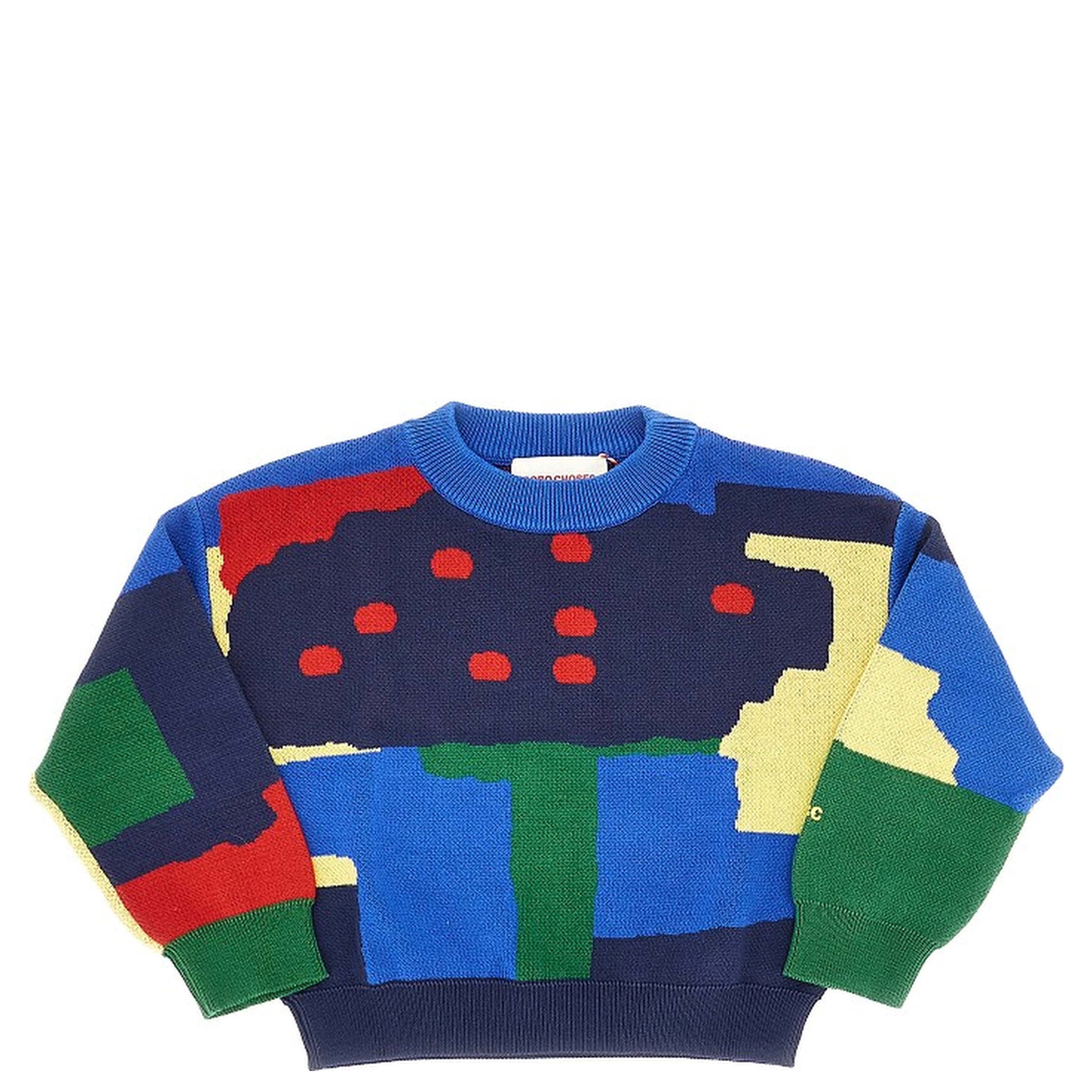 'Paint Forest' knitted sweater