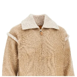 'Grizzly Frankie' brushed knit jacket