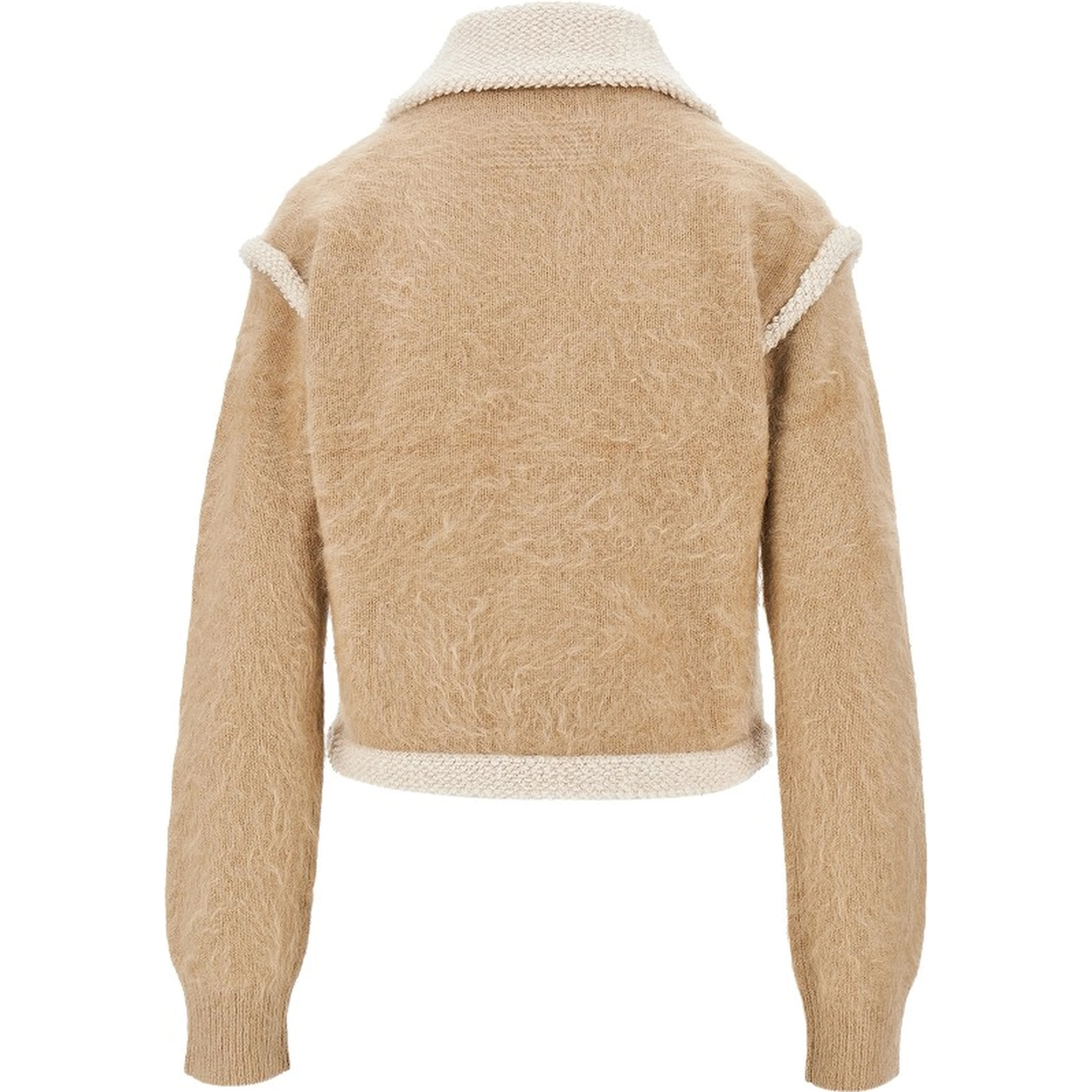 'Grizzly Frankie' brushed knit jacket