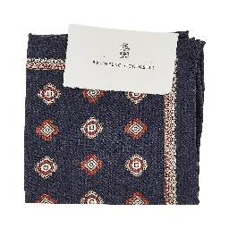 Jacquard silk pocket square