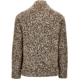 Bouclé wool-blend jacket