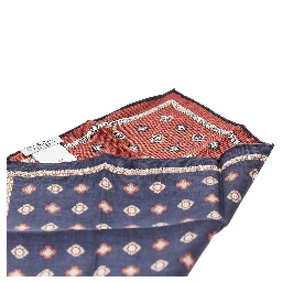 Jacquard silk pocket square