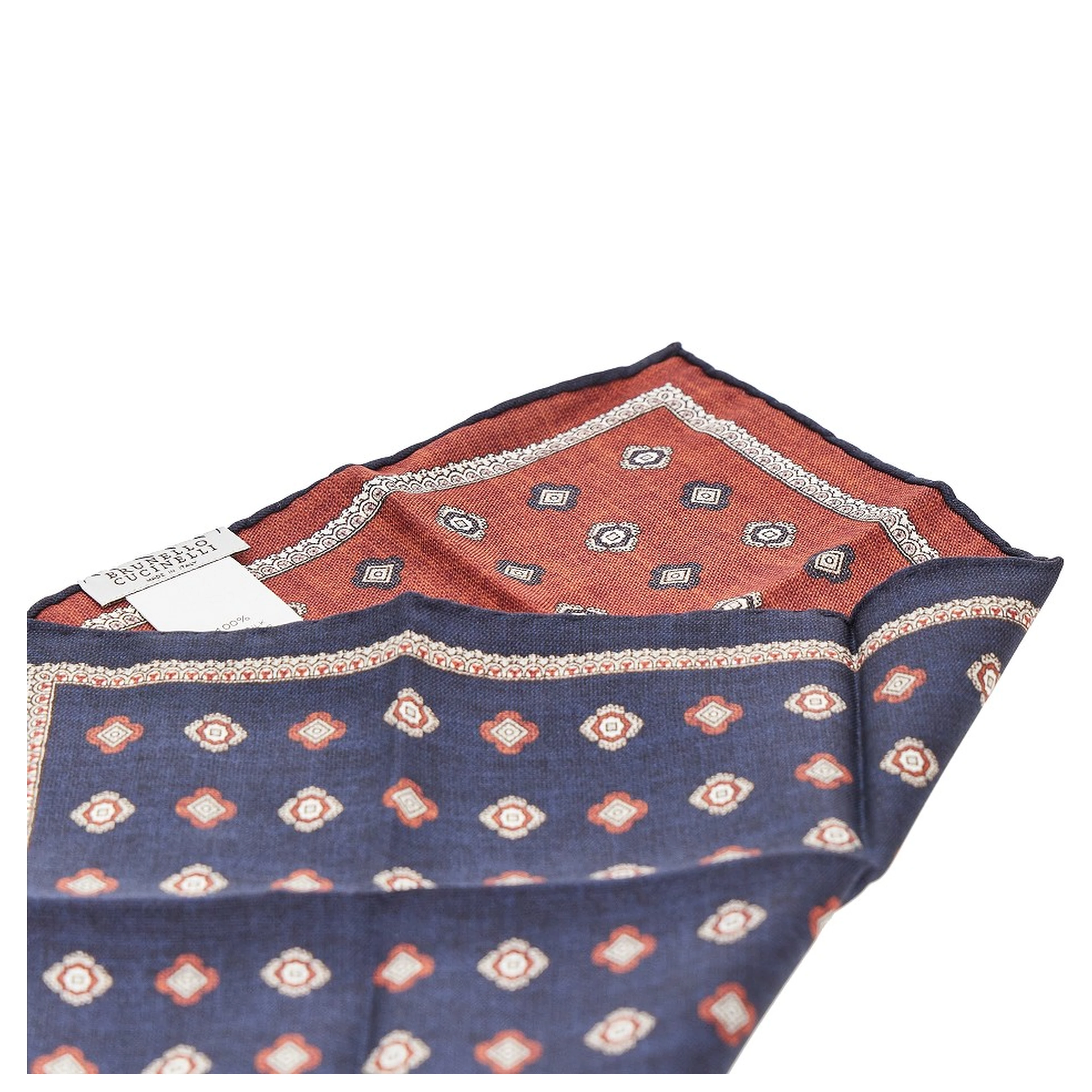 Jacquard silk pocket square