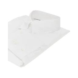 Twill shirt with button-down collar