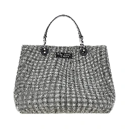 Wool-blend medium shopping bag